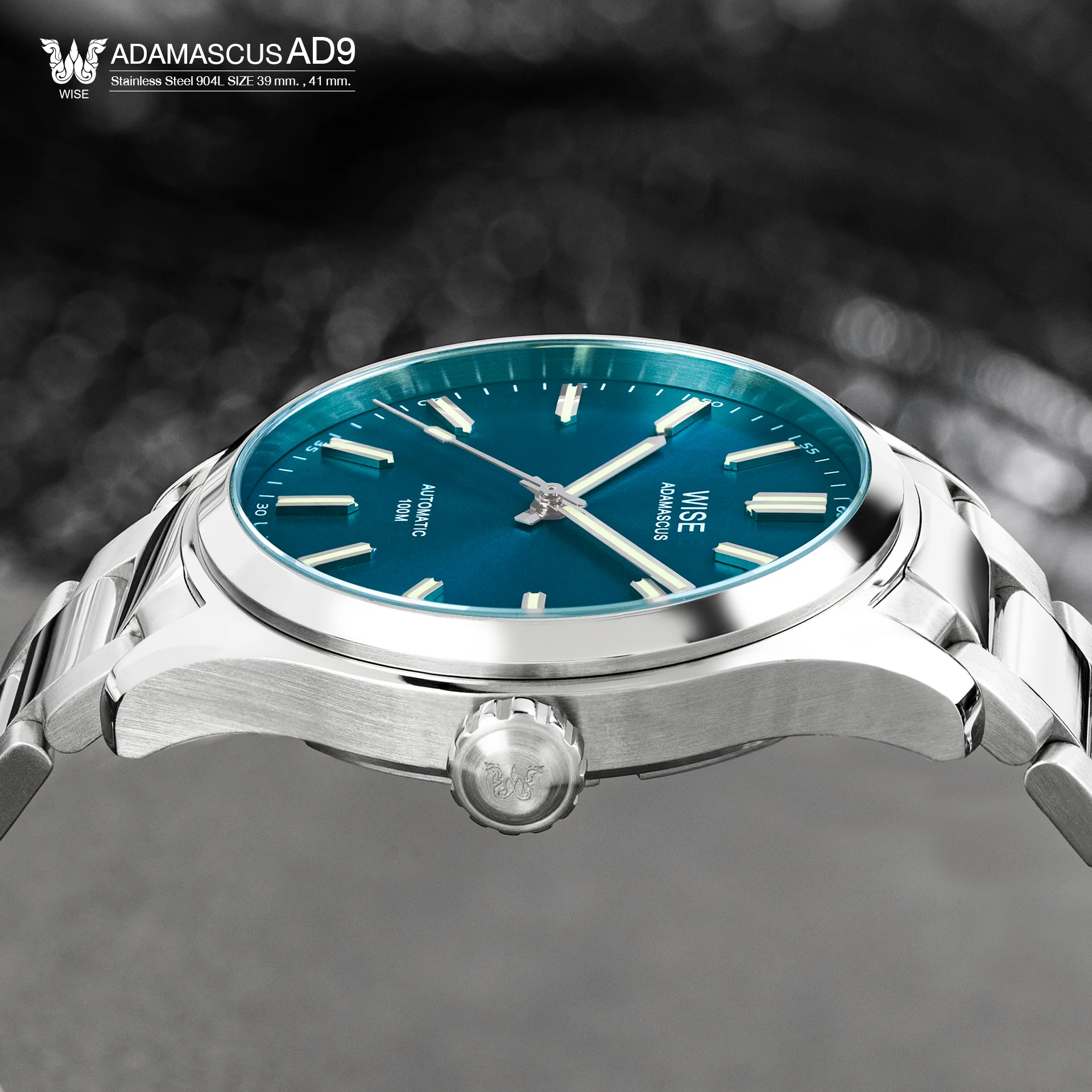 ADAMASCUS AD960 Stainless 904L (39, 41 mm.) thumbnail 2