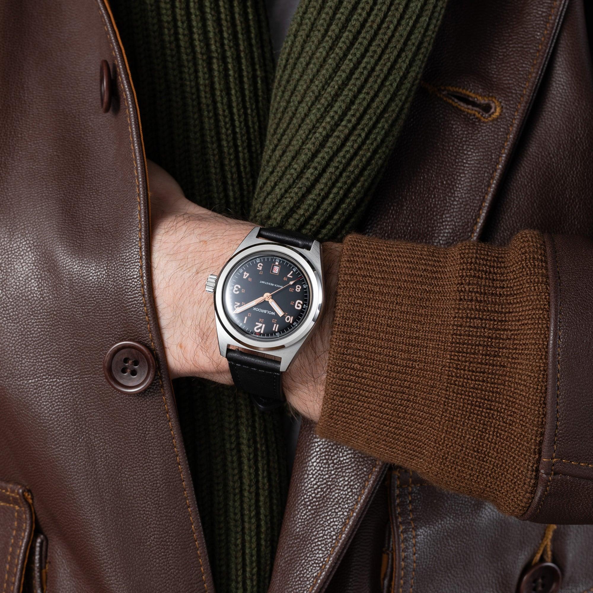 Outrider Automatic Watch Black & Gilt