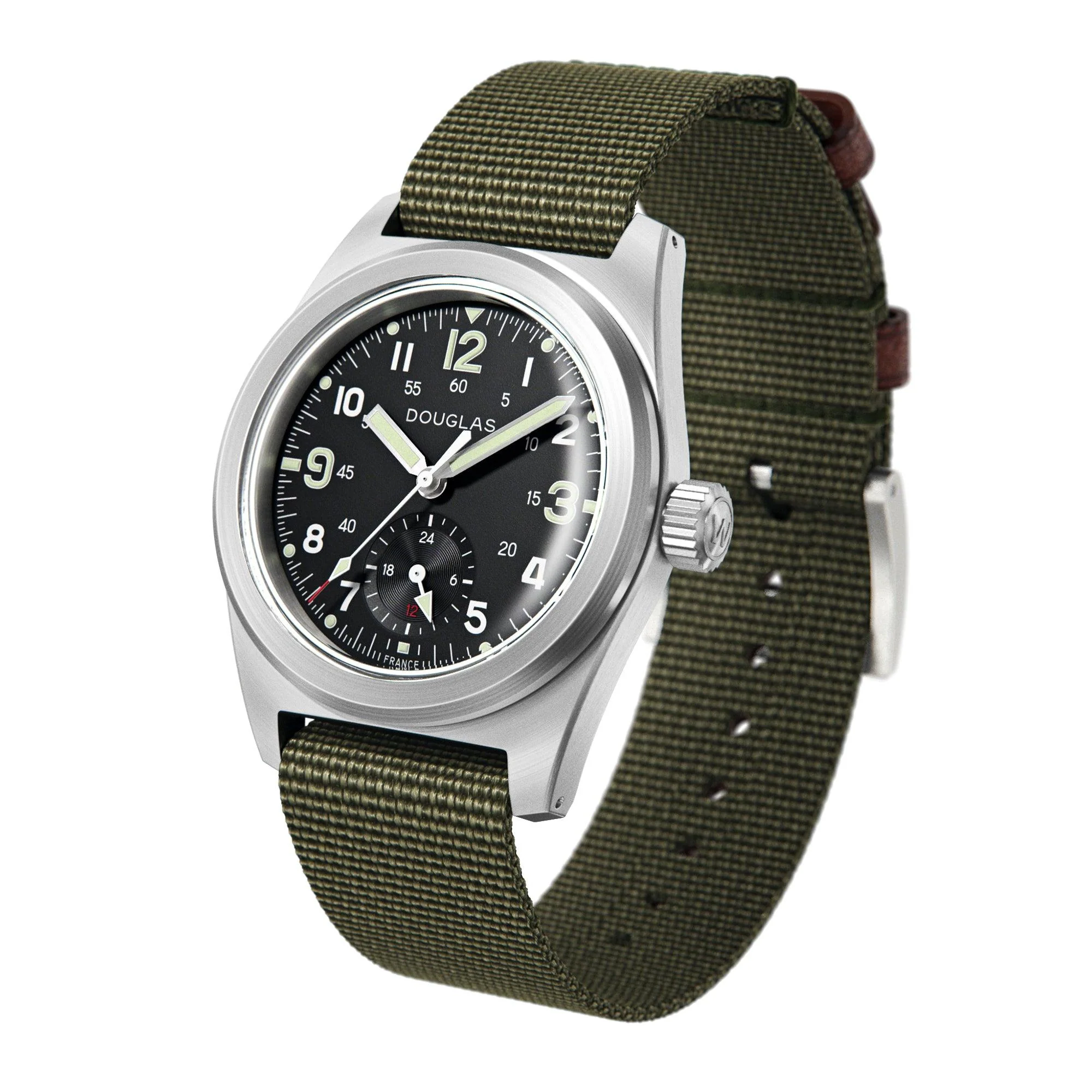 Outrider Professional Mecaquartz 38 Field Watch Black