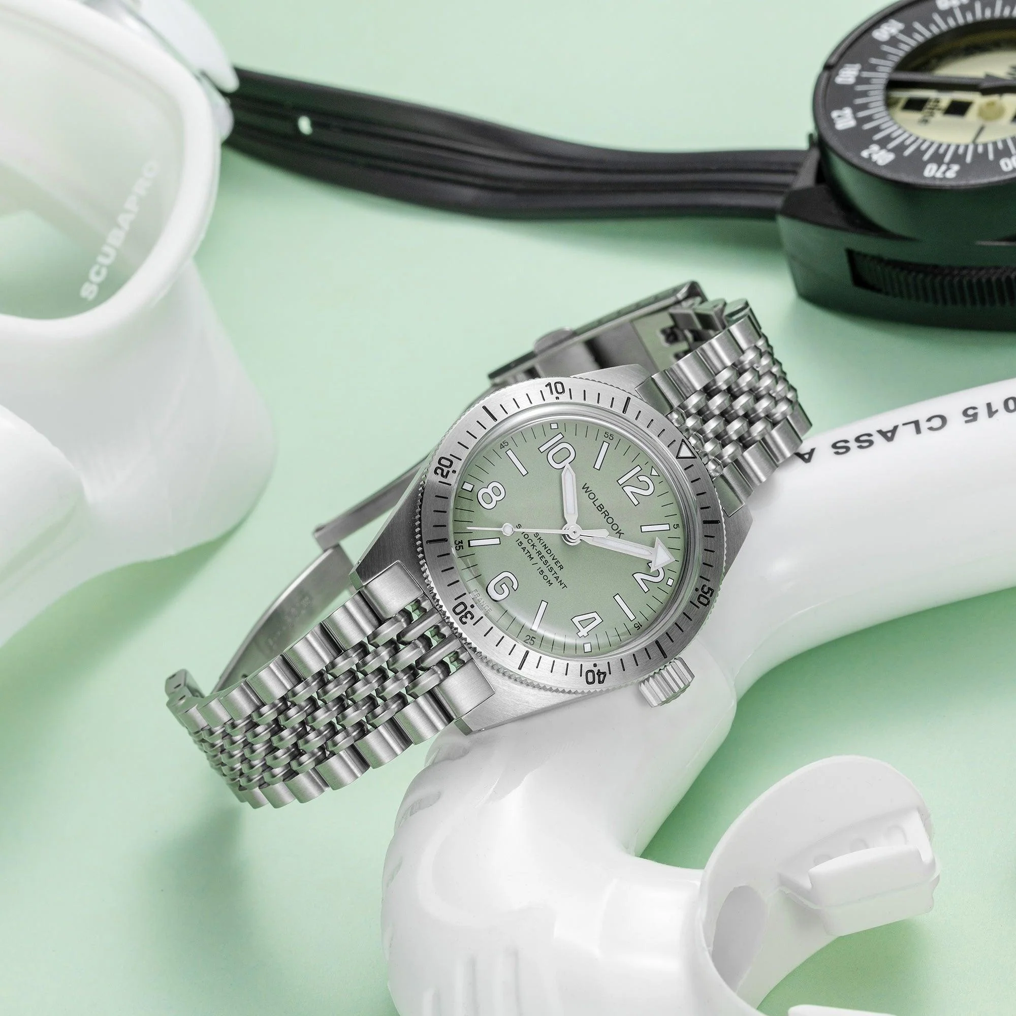 Skindiver Automatic Watch  Celadon-Green thumbnail 2