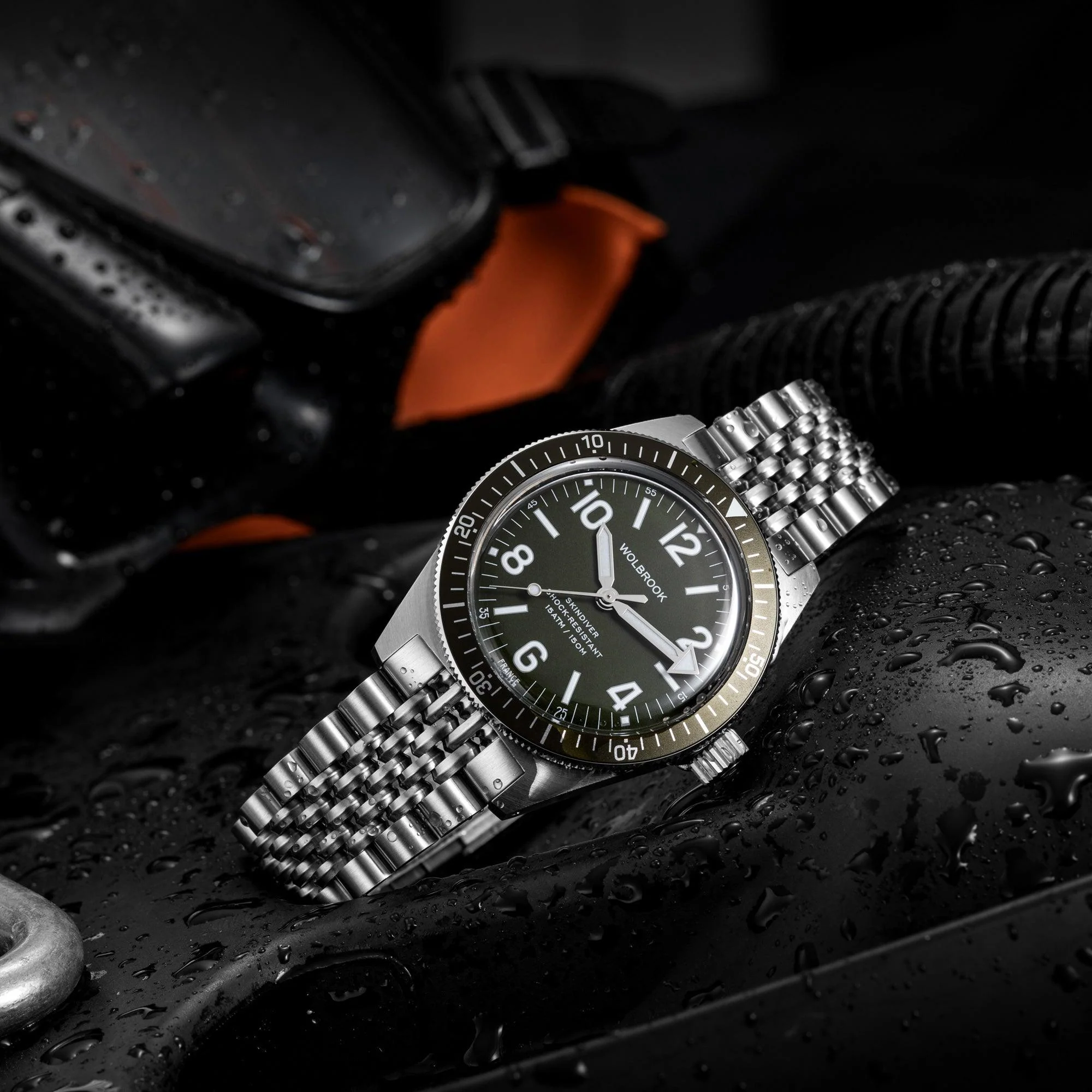 Skindiver Automatic Watch - French Military Green thumbnail 2