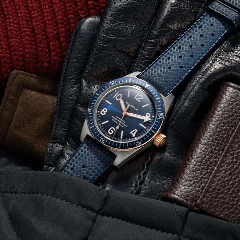 Skindiver Automatic Watch  Two-Tone Blue