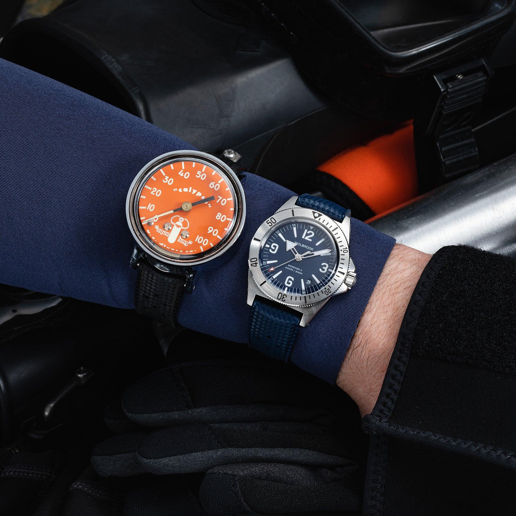 Skindiver II Automatic Dive Watch - Blue thumbnail 2