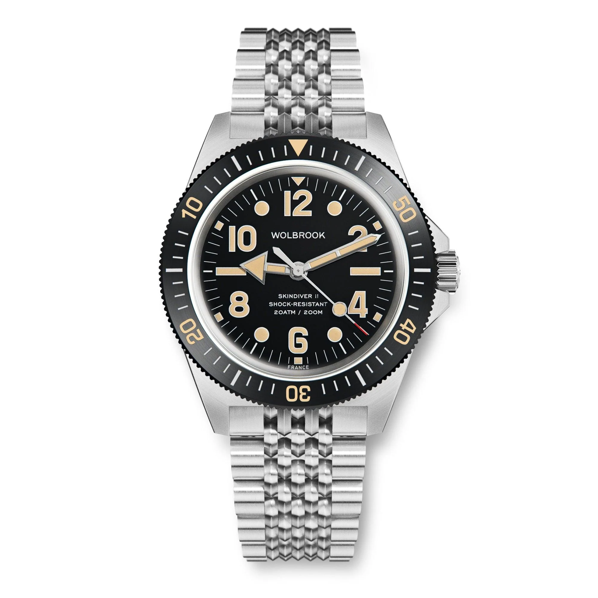 Skindiver II Automatic Dive Watch - "Jumbo Indices" & Vintage Lum