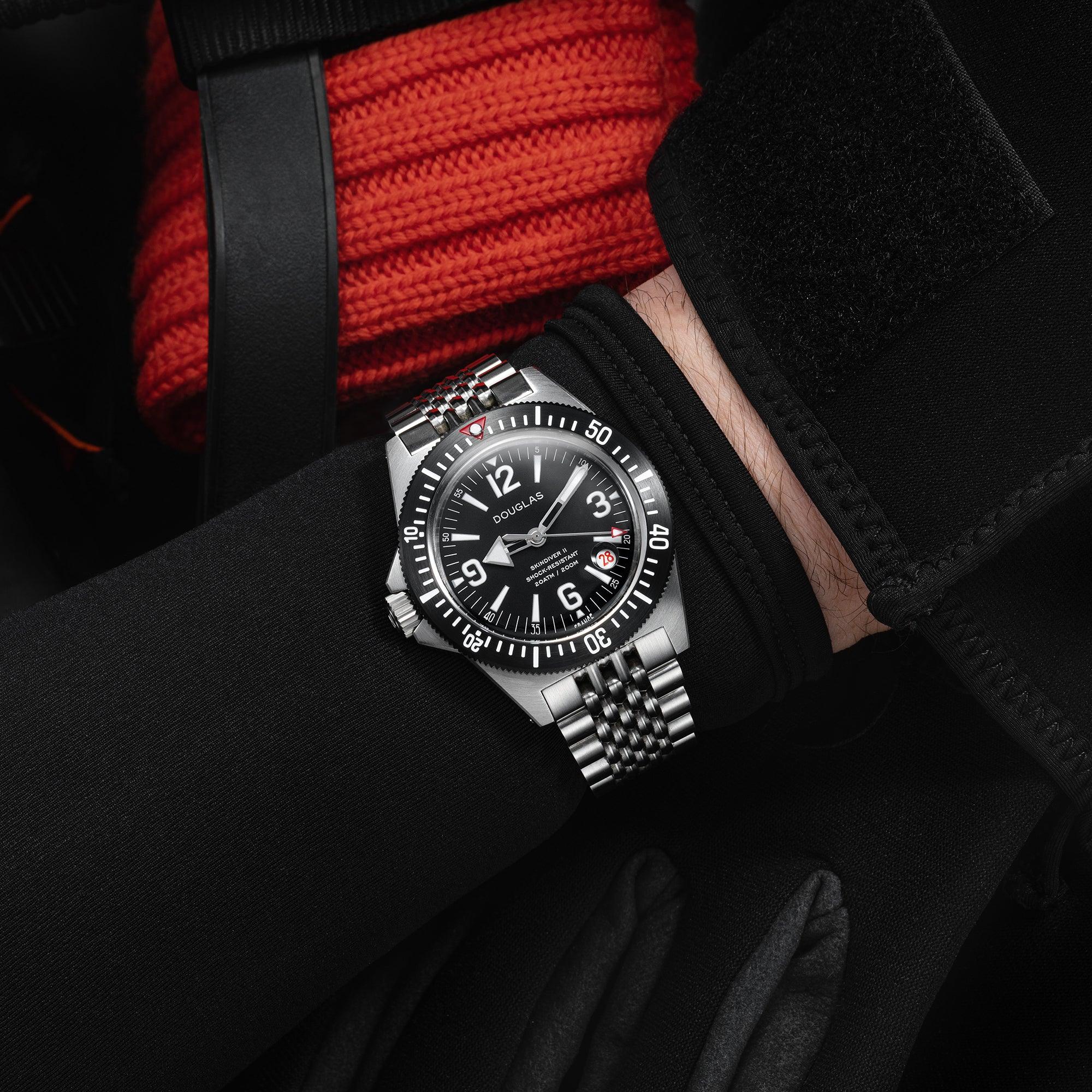 Skindiver II Professional Diving Watch - White Lum & Black Dial thumbnail 2