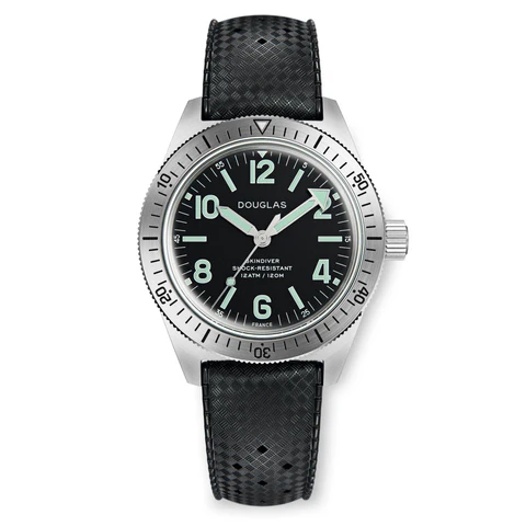 Skindiver Professional Tool-Watch - Green Lum & Black Dial thumbnail 2