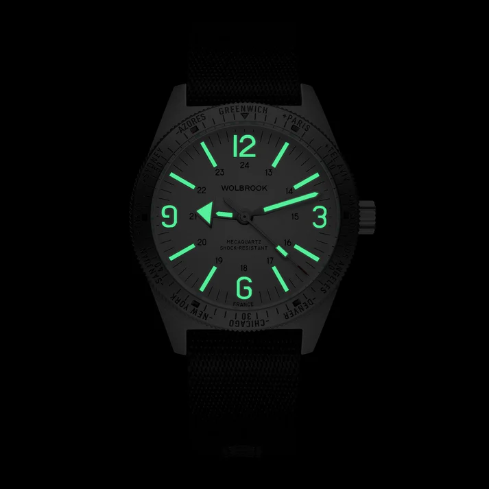 Skindiver WT Mecaquartz Watch - White & Steel