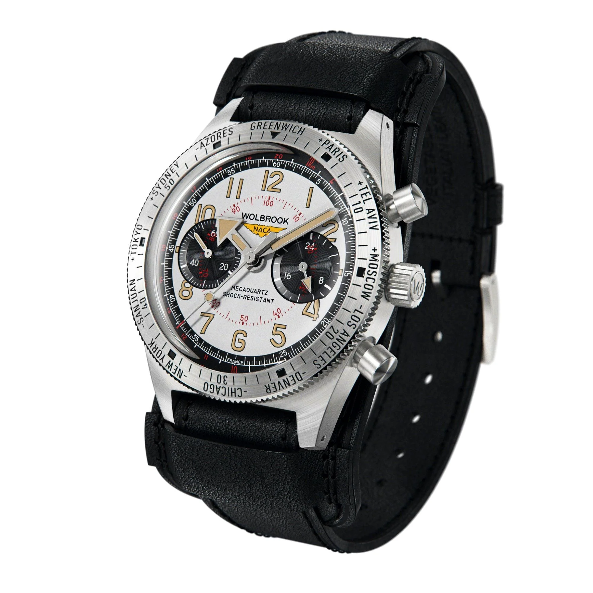 Skindiver WTD Chrono-Mecaquartz - Telemeter & Decimeter Panda Chronograph - NACA Edition thumbnail 2