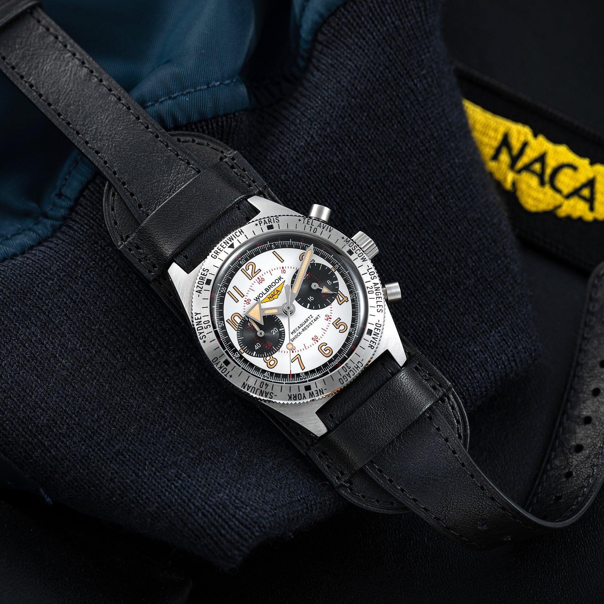 Skindiver WTD Chrono-Mecaquartz - Telemeter & Decimeter Panda Chronograph - NACA Edition