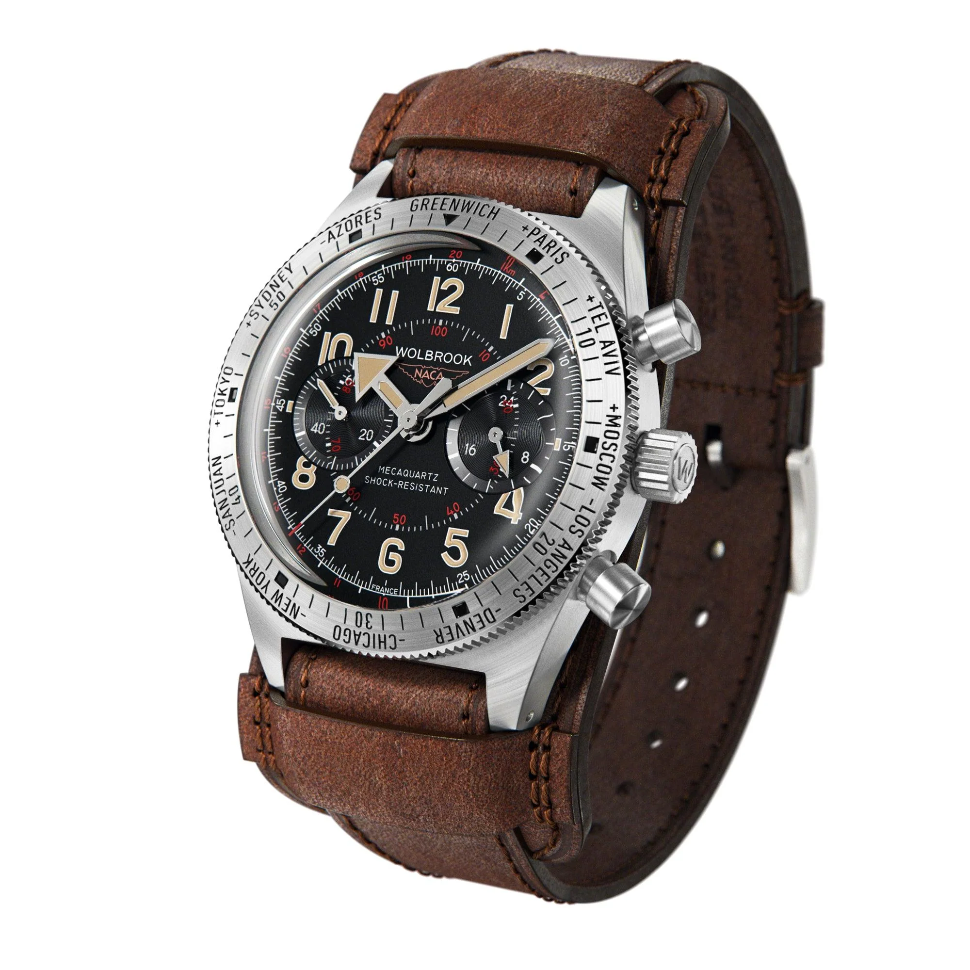 Skindiver WTD Chrono-Mecaquartz - Telemeter & Decimeter Vintage Chronograph - NACA Edition thumbnail 2