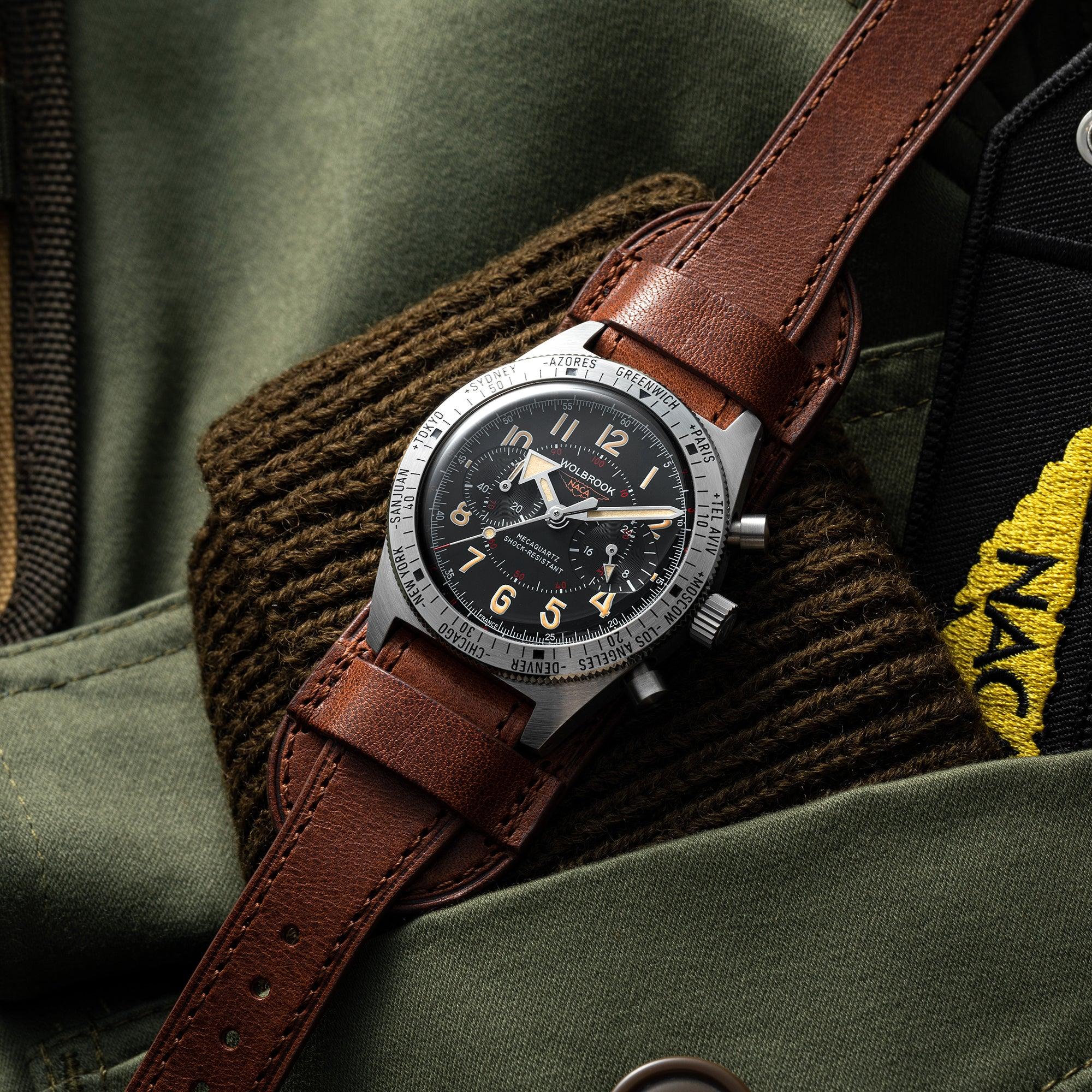 Skindiver WTD Chrono-Mecaquartz - Telemeter & Decimeter Vintage Chronograph - NACA Edition