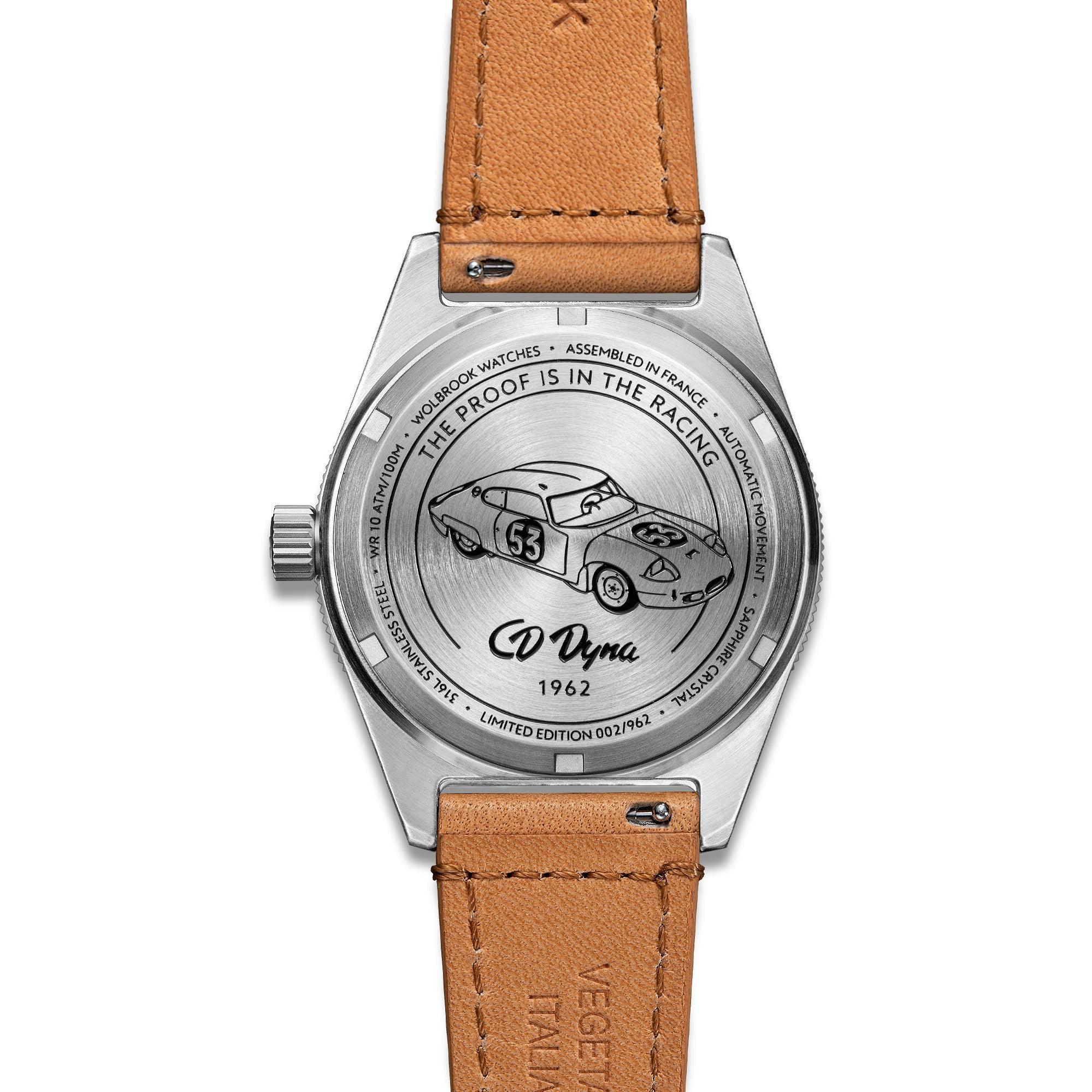 Wolbrook Grand Prix WT Automatic Racing Watch - Charles Deutsch CD Dyna 1962 Limited Edition