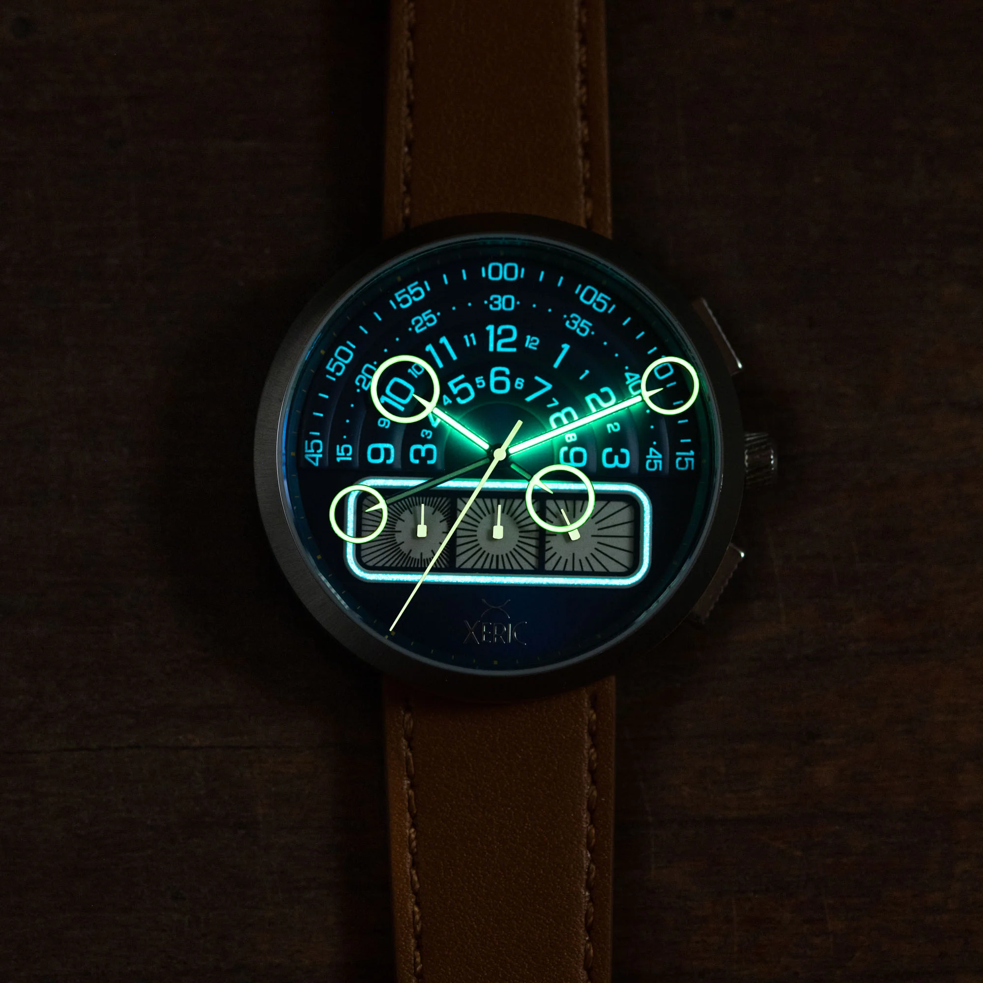 Halograph II Chrono Blue Tan thumbnail 3