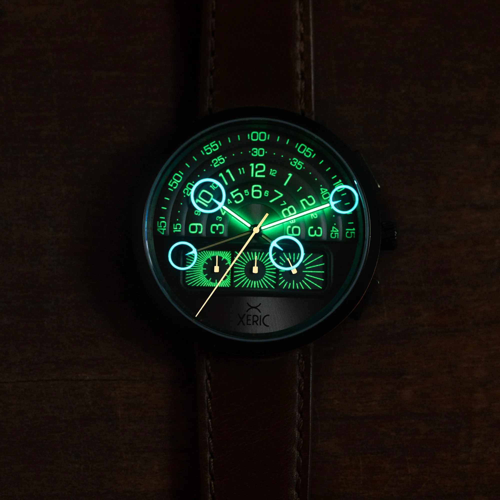 Halograph II Chrono Gunmetal Brown thumbnail 3