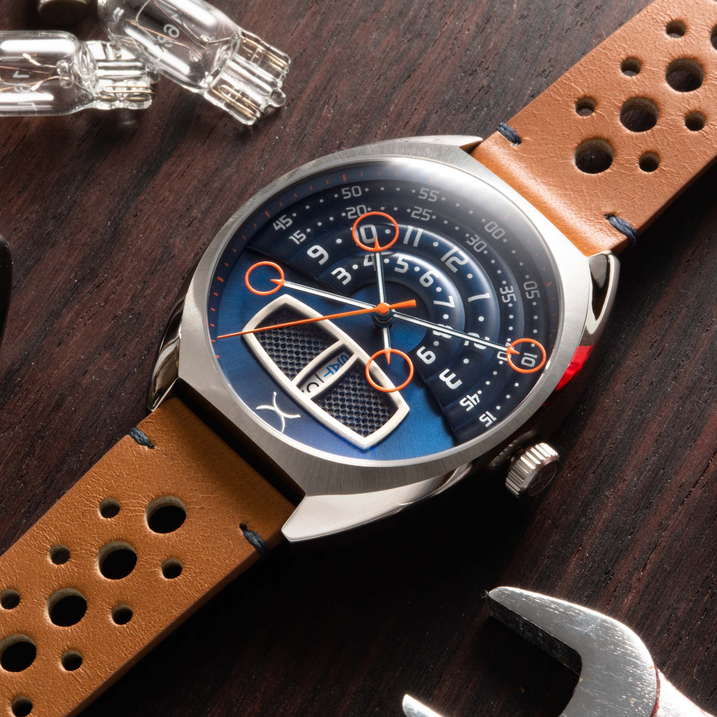 Halograph III Automatic Blue Tan thumbnail 3