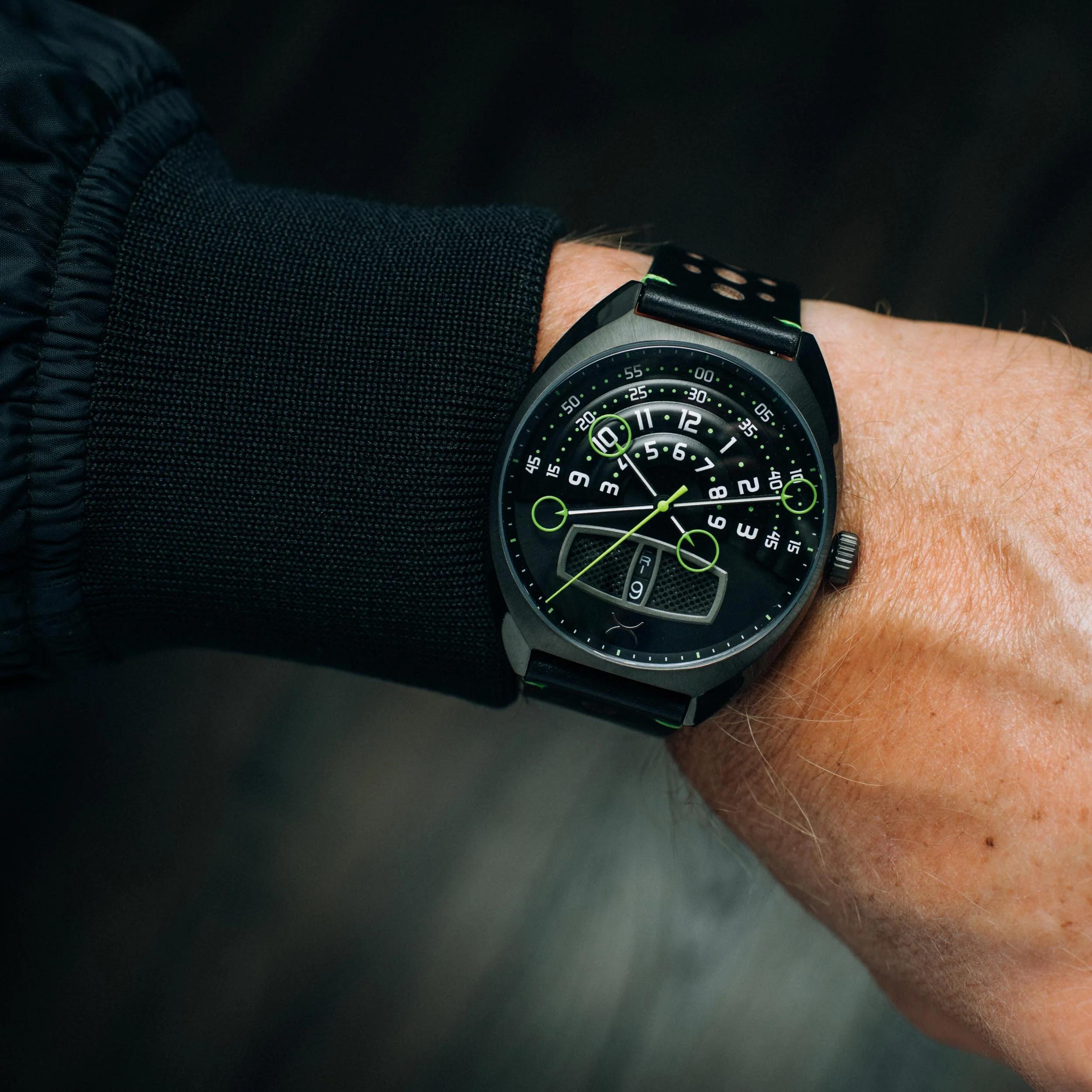 Halograph III Automatic Gunmetal Lime thumbnail 2