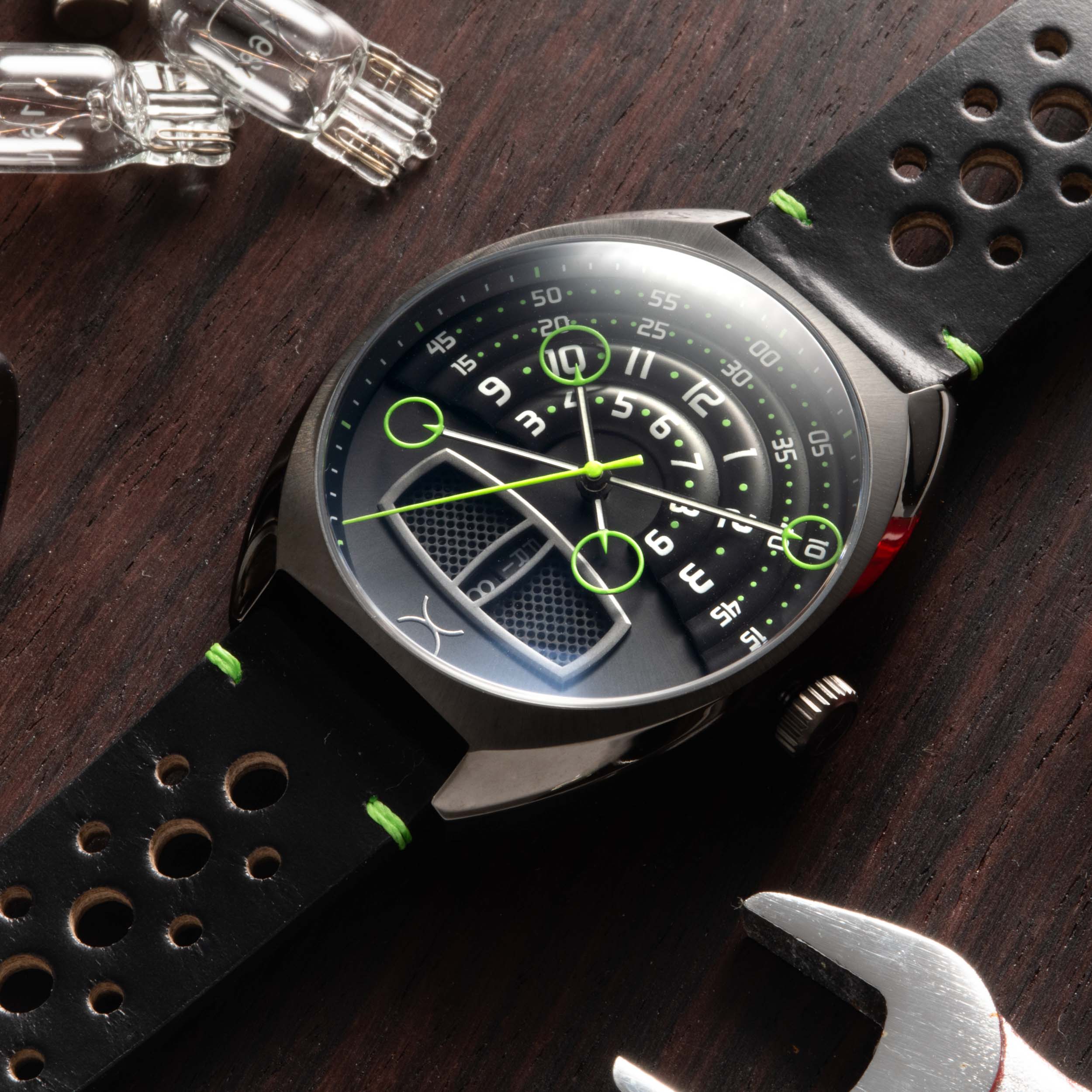 Halograph III Automatic Gunmetal Lime thumbnail 3