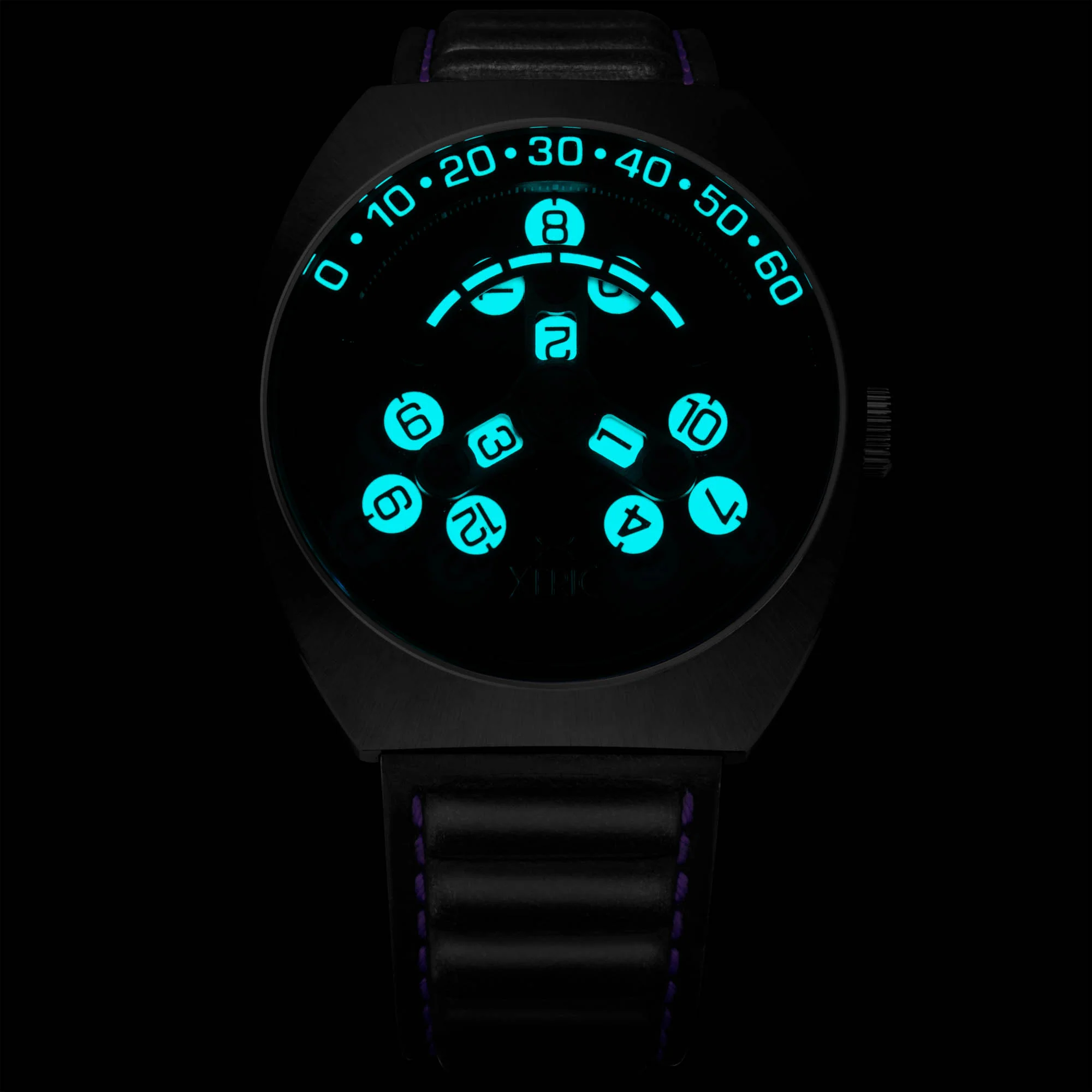 Scrambler Automatic Wandering Hour Gunmetal Purple thumbnail 2