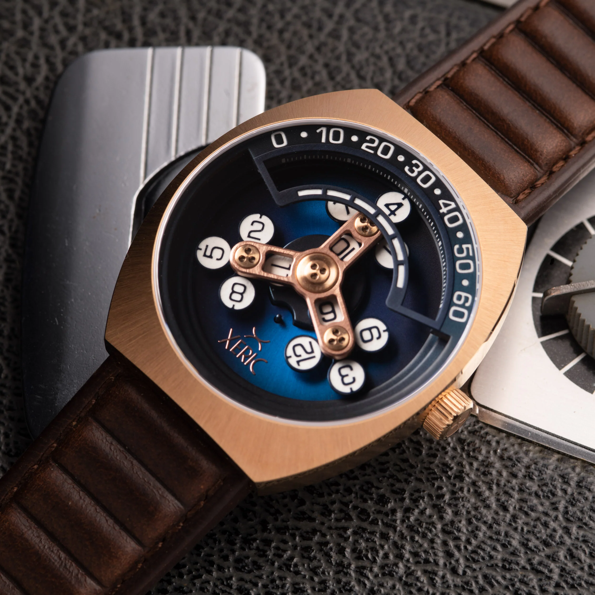 Scrambler Automatic Wandering Hour Rose Gold Ocean thumbnail 3
