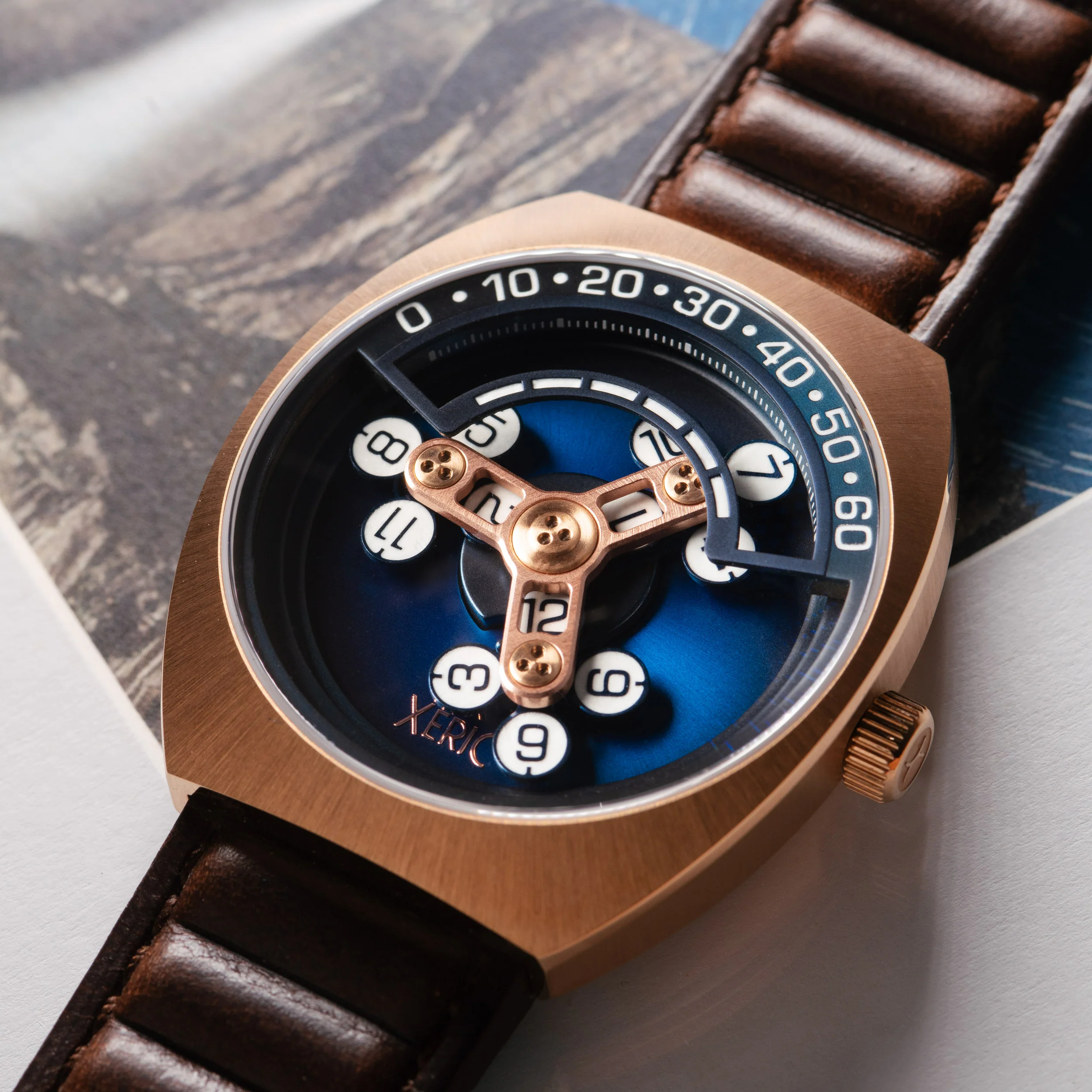 Scrambler Automatic Wandering Hour Rose Gold Ocean thumbnail 4