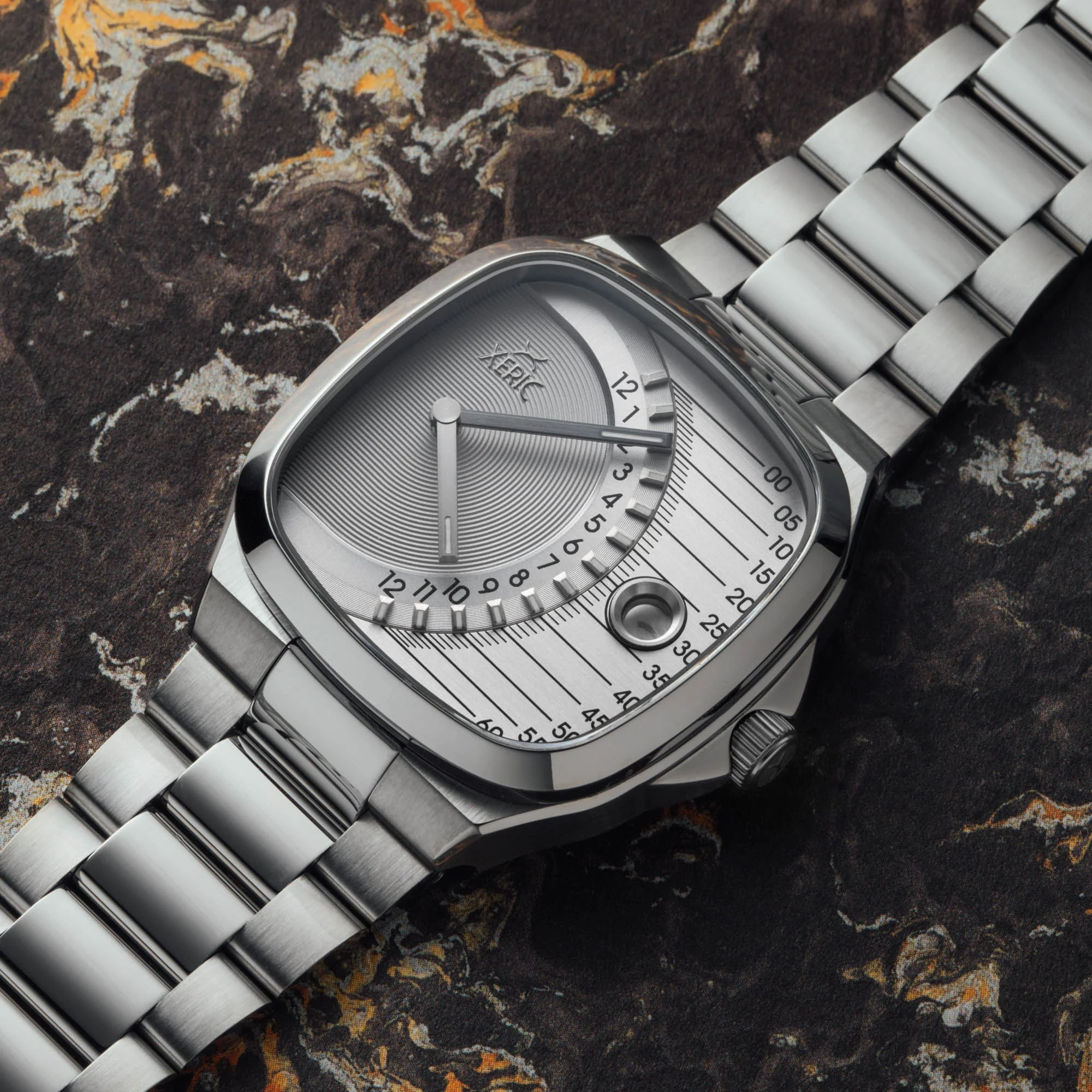 Timeline Retrograde Automatic All Silver thumbnail 2