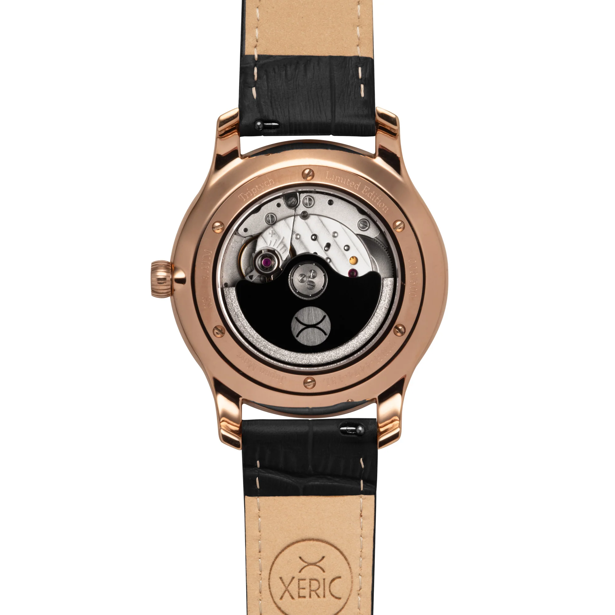 Triptych Automatic Wandering Hour Rose Gold Wine thumbnail 3