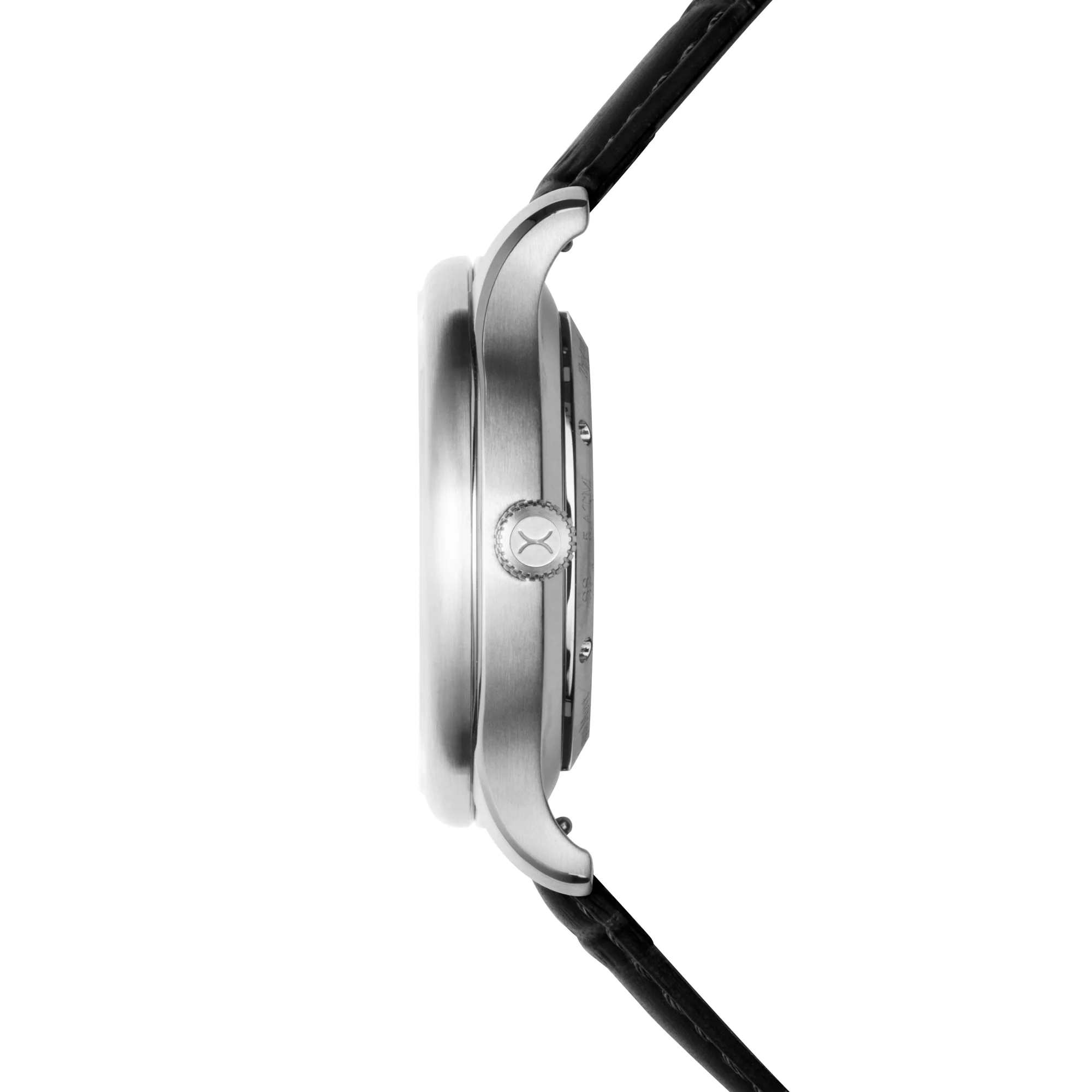 Triptych Automatic Wandering Hour Steel Black thumbnail 4