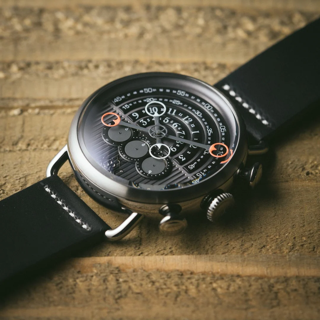 Halograph Chrono Sapphire Gunmetal Red thumbnail 2