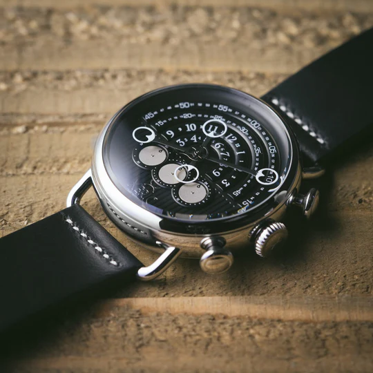 Halograph Chrono Sapphire Silver Black thumbnail 2