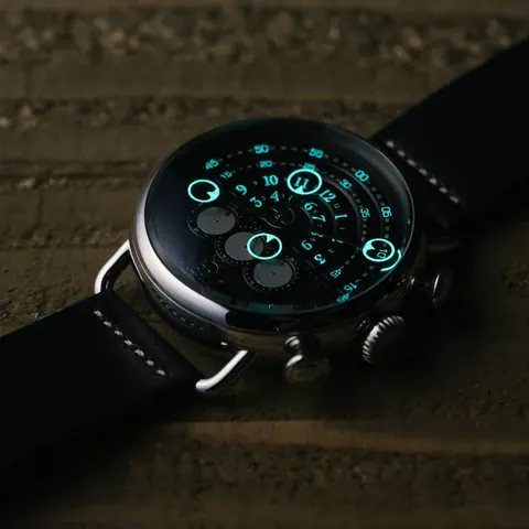 Halograph Chrono Sapphire Silver Black