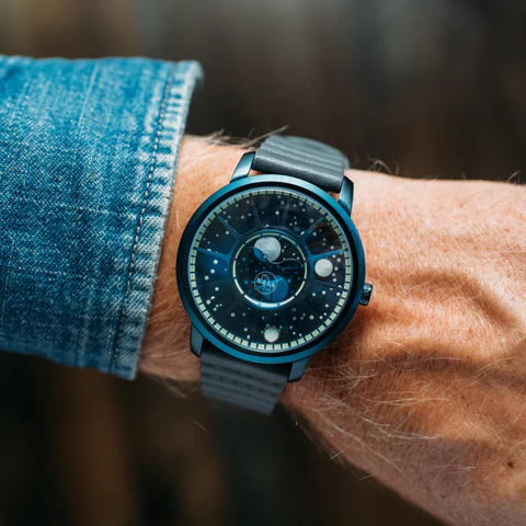 NASA Apollo 15 Moonphase Blue Supernova