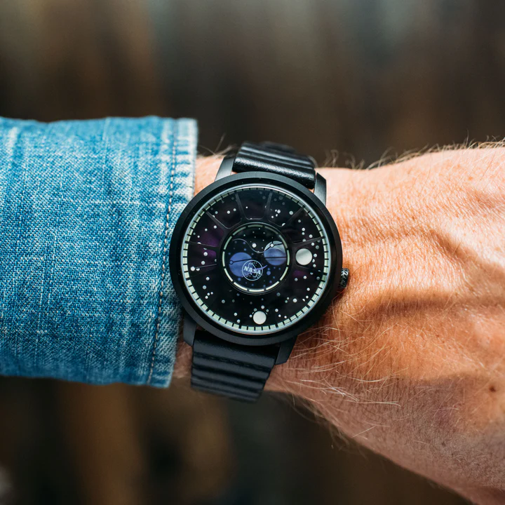 NASA Apollo 15 Moonphase Deep Space Purple thumbnail 2