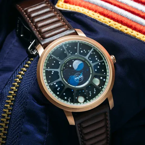 NASA Apollo 15 Moonphase Helix Nebula
