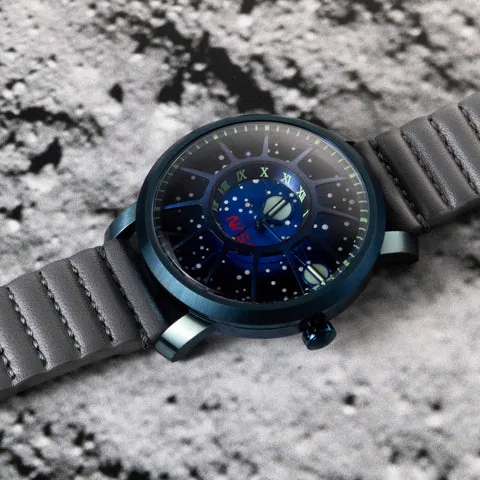 NASA Trappist-1 Automatic Sapphire Blue Supernova selected view