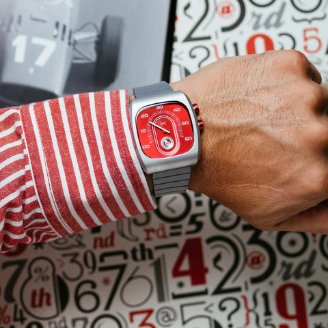 Retroscope Jump Hour Red