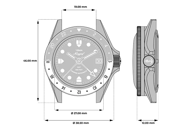 Navygraf Marine Nationale GMT Paris