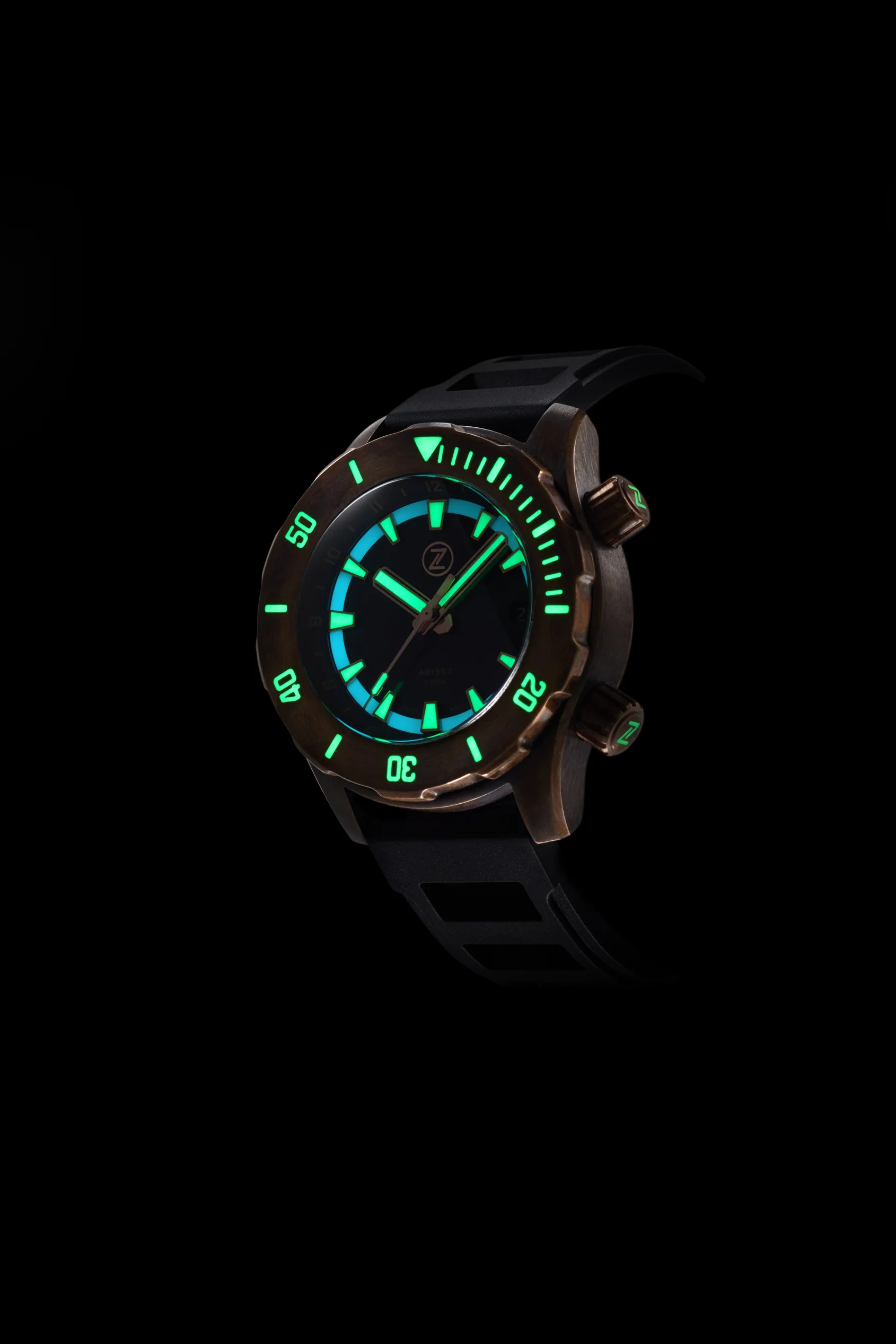 Abyss 2 3000m Bronze : Black Dial thumbnail 2