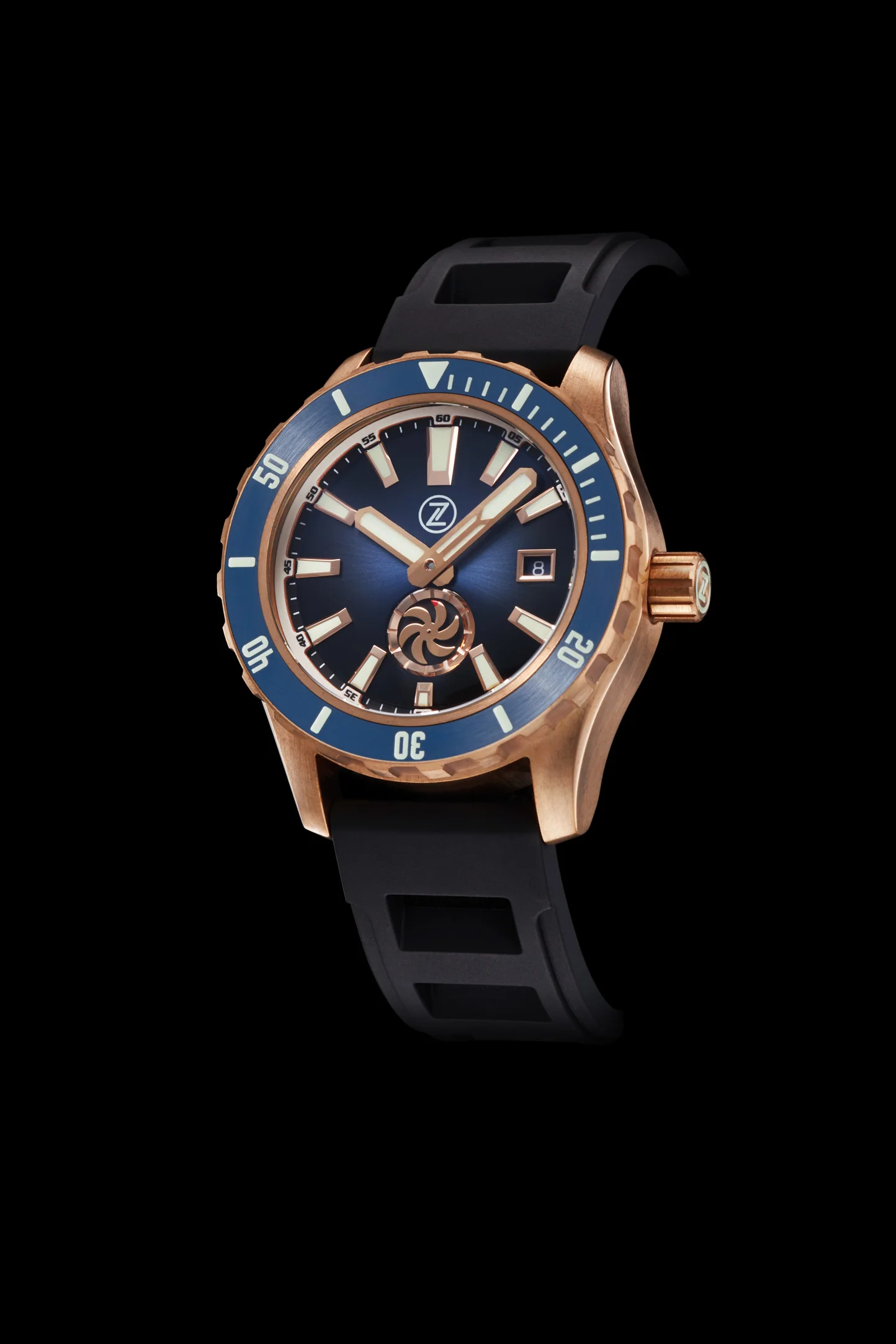 Abyss 3 3000m Bronze Turbine Midnight Blue