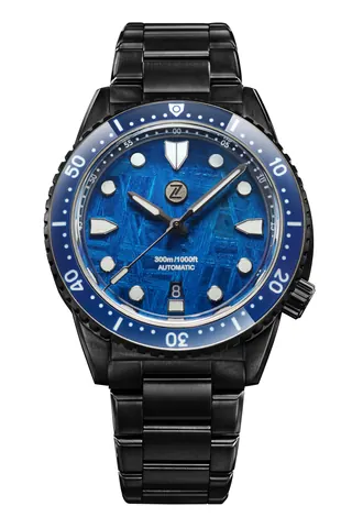 Great White 43mm DLC 'Blue Meteorite'