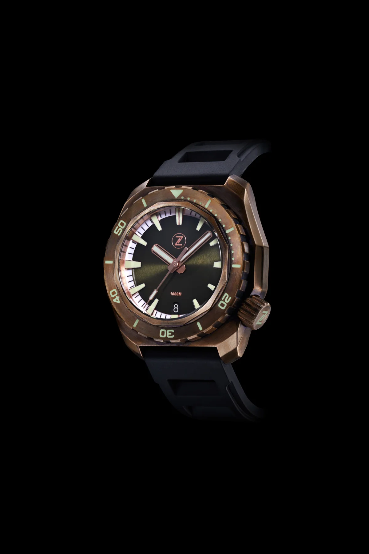 Hammerhead 1000m Diver Olive Green