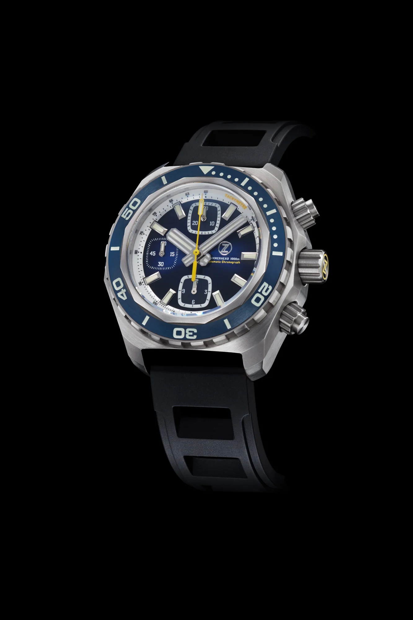 Hammerhead Chrono 1000m Diver SS Midnight Blue thumbnail 2