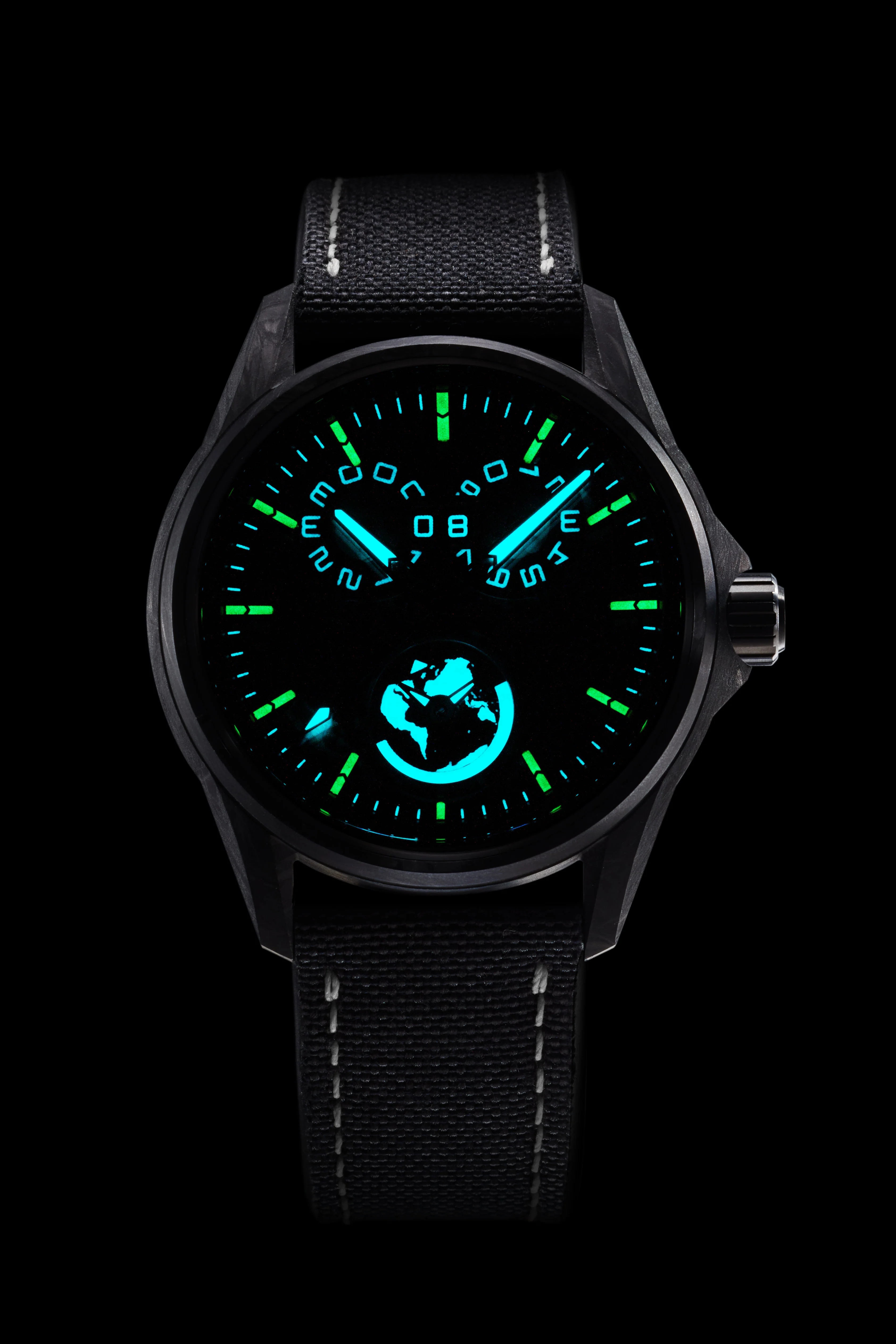 Spearfish Dual Time Carbon 'Moonscape' thumbnail 2