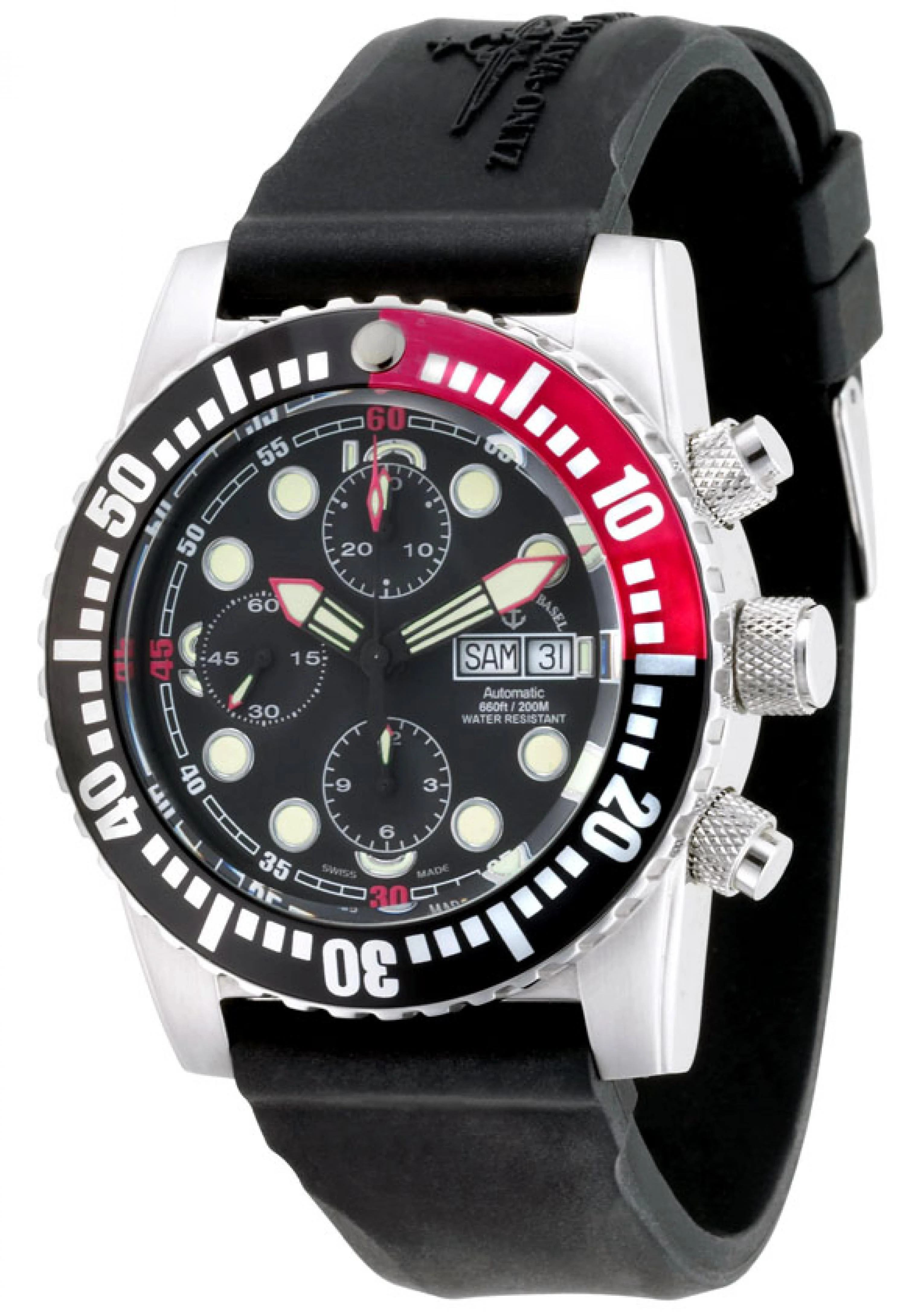 Airplane Diver Automatic Chronograph Points thumbnail 2