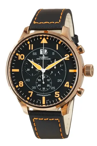 Super Oversized Chrono Big Date Navigator black